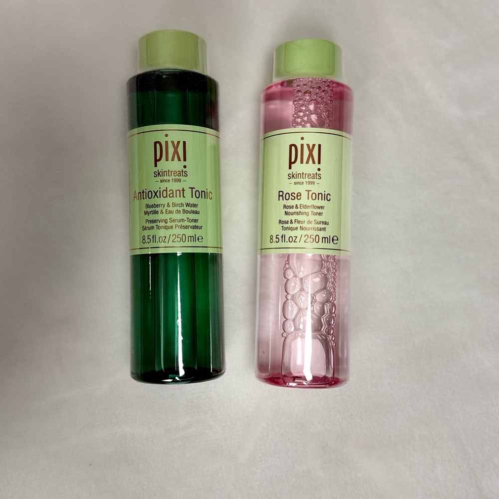 Pixi Skintreats Antioxidant and Rose Tonic Duo - Green and Pink